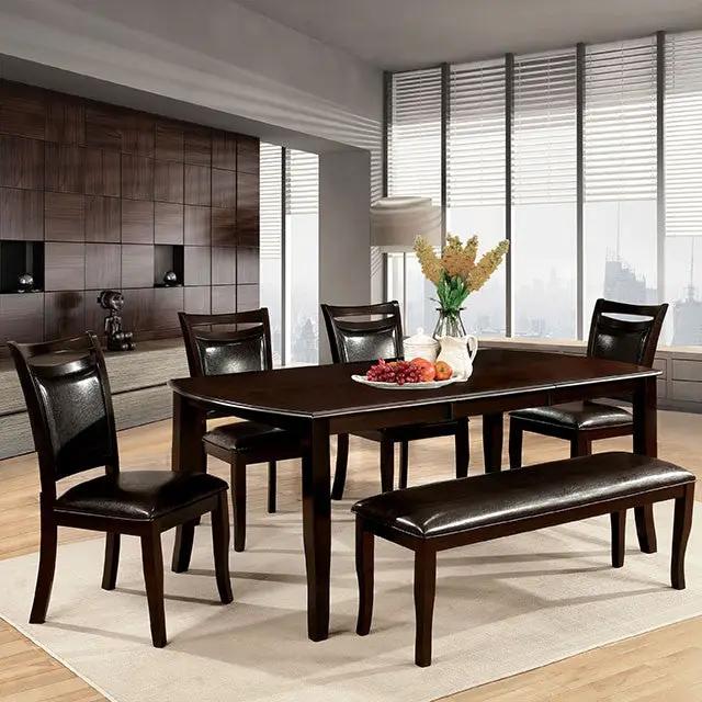 Woodside - 6 Pc Dining Table Set w/ Bench by Unique Piece Furniture