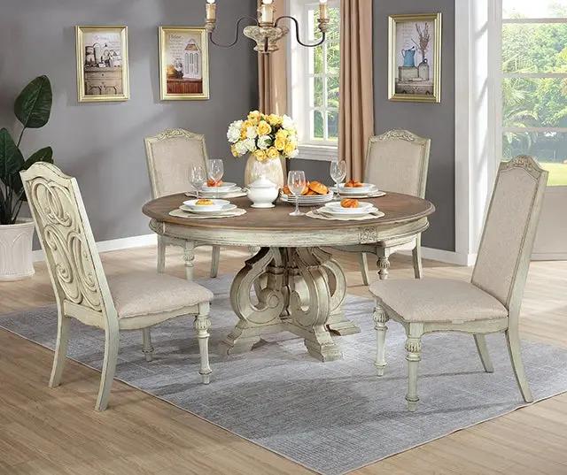 Arcadia - 5 Pc Dining Table Set by Unique Piece Furniture