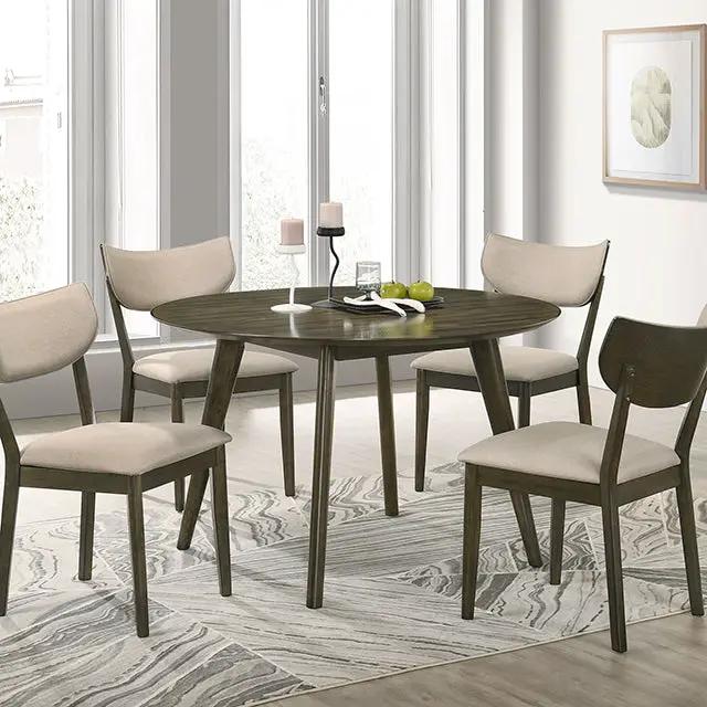 Huttwil - 5 Pc. Round Dining Table Set by Unique Piece Furniture