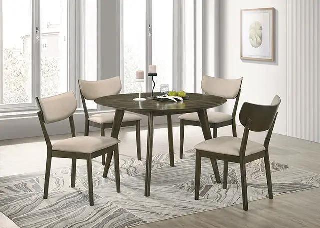 Huttwil - 5 Pc. Round Dining Table Set by Unique Piece Furniture