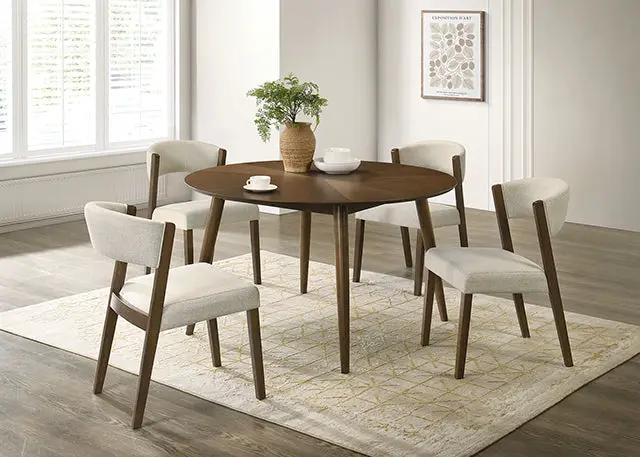 Raissa - 5 Pc. Round Dining Table Set by Unique Piece Furniture