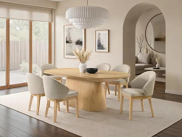 Tottenham - Oval Dining Table by Unique Piece Furniture