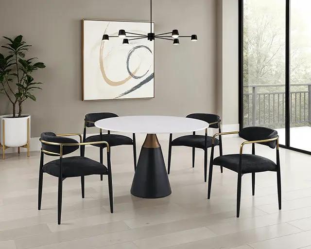 Hobro - 5 Pc. Dining Table Set by Unique Piece Furniture