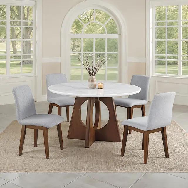 Ostbirk - 5 Pc. Dining Table Set by Unique Piece Furniture