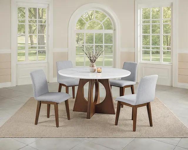 Ostbirk - 5 Pc. Dining Table Set by Unique Piece Furniture