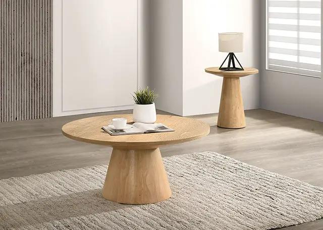 Halewood - 36" Round Cocktail Table by Unique Piece Furniture