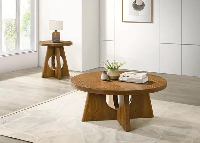 Olgod - Round Coffee Table by Unique Piece Furniture