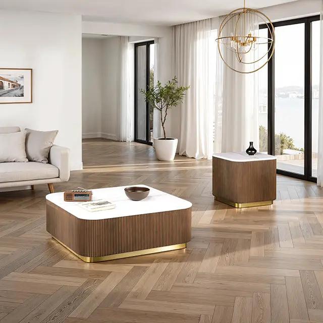 Virden - Square Cocktail Table by Unique Piece Furniture