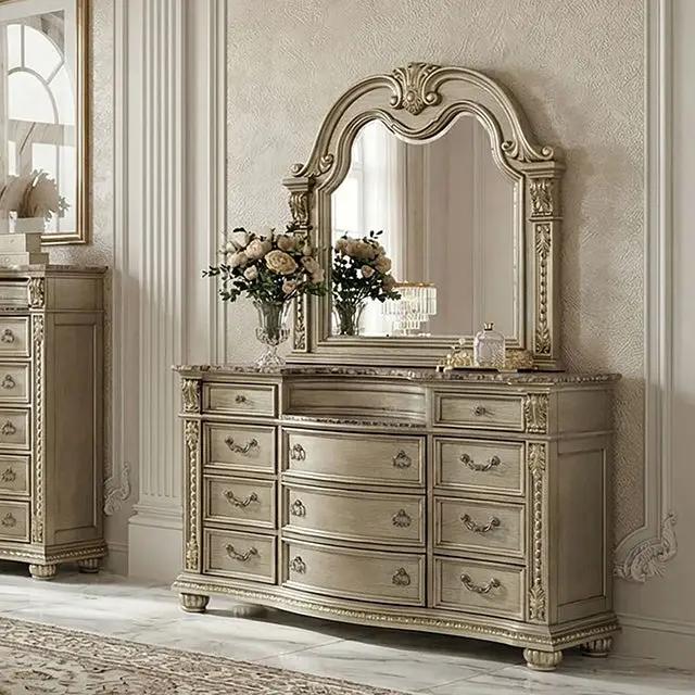 Fromberg - Dresser w/ Marble Top by Unique Piece Furniture