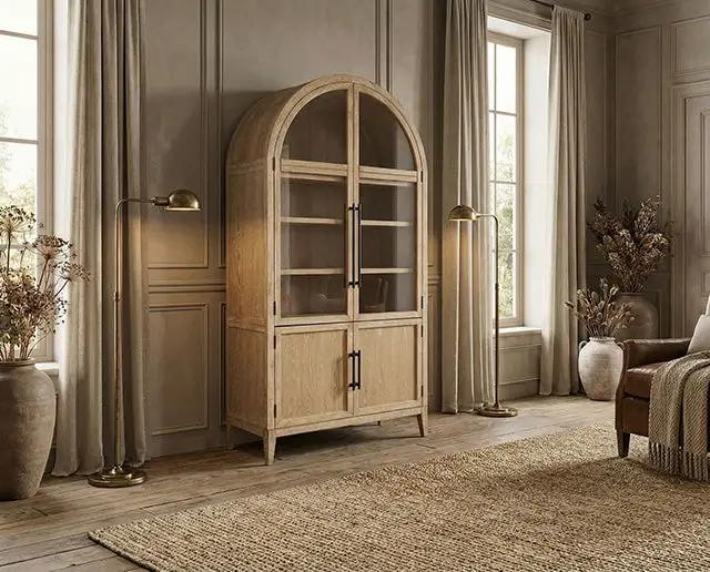 Minster - Arched Cabinet by Unique Piece Furniture