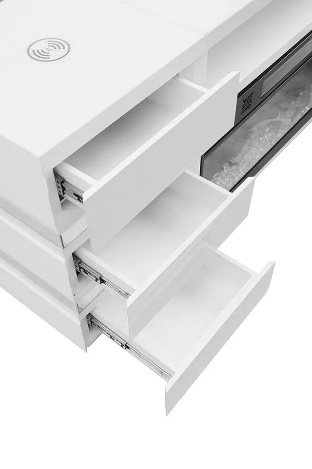 Terni - TV Stand w/ Fireplace by Unique Piece Furniture
