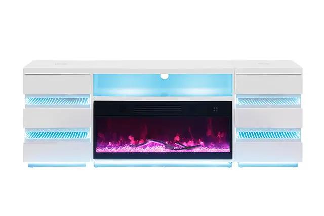 Terni - TV Stand w/ Fireplace by Unique Piece Furniture
