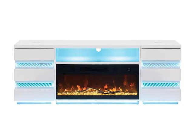 Terni - TV Stand w/ Fireplace by Unique Piece Furniture