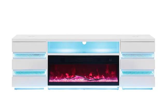Terni - TV Stand w/ Fireplace by Unique Piece Furniture