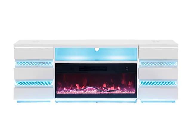 Terni - TV Stand w/ Fireplace by Unique Piece Furniture