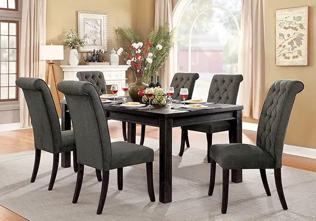 Sania - 7 Pc Dining Table Set by Unique Piece Furniture