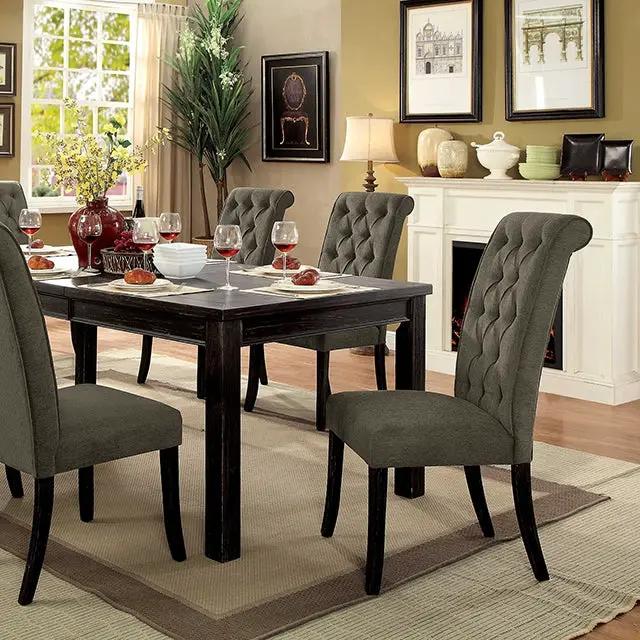 Sania - 7 Pc Dining Table Set by Unique Piece Furniture