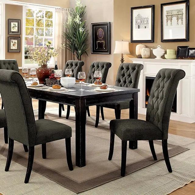 Sania - 9 Pc Dining Table Set by Unique Piece Furniture