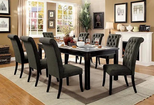 Sania - 9 Pc Dining Table Set by Unique Piece Furniture
