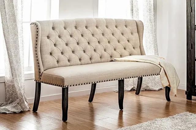 Sania - 6 Pc Dining Table Set w/ Bench by Unique Piece Furniture