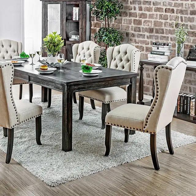 Sania - 7 Pc Dining Table Set by Unique Piece Furniture