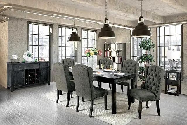 Sania - 7 Pc Dining Table Set by Unique Piece Furniture