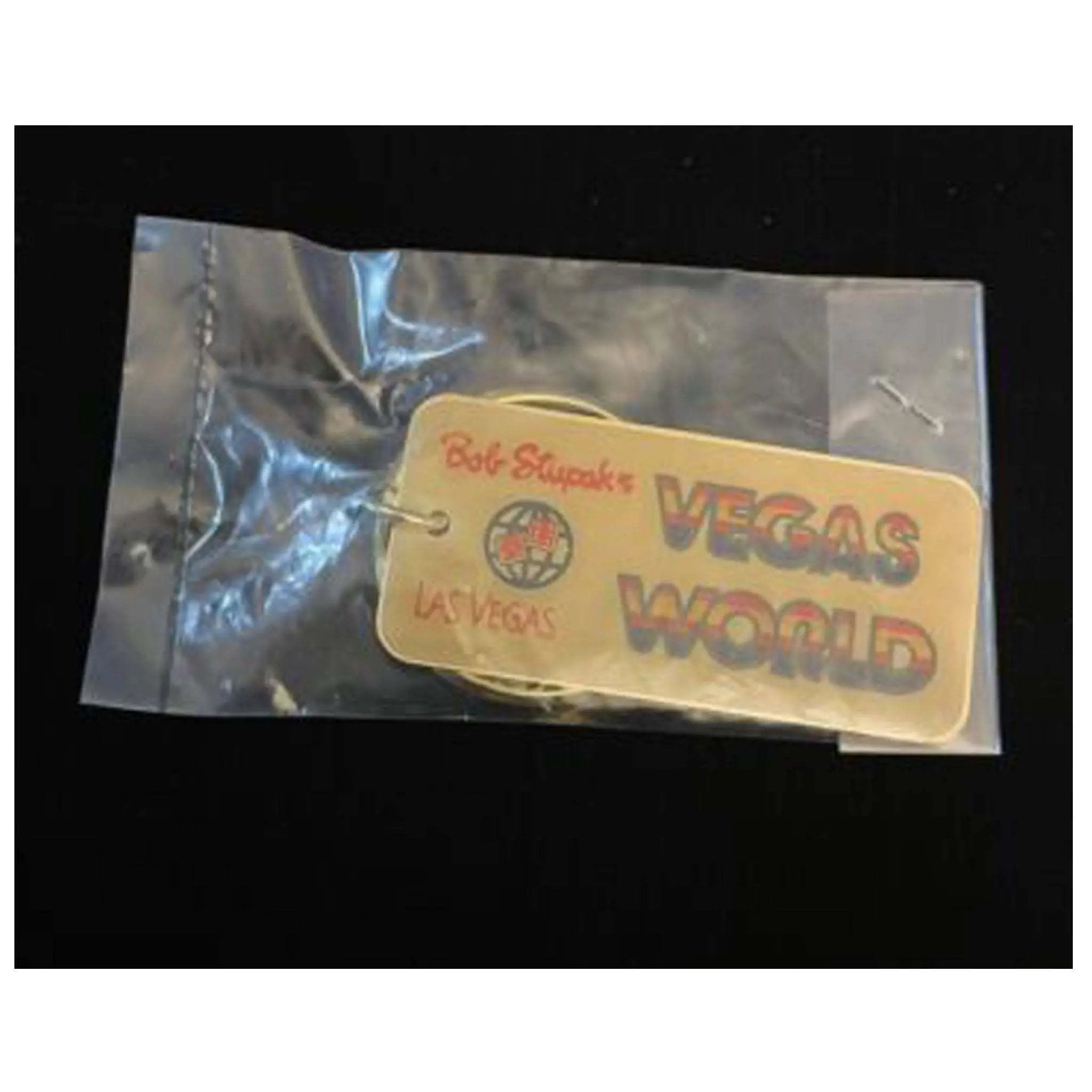 Bob Stupak's Vegas World Casino Las Vegas Keychain Key ring Rainbow Text by Selzalot