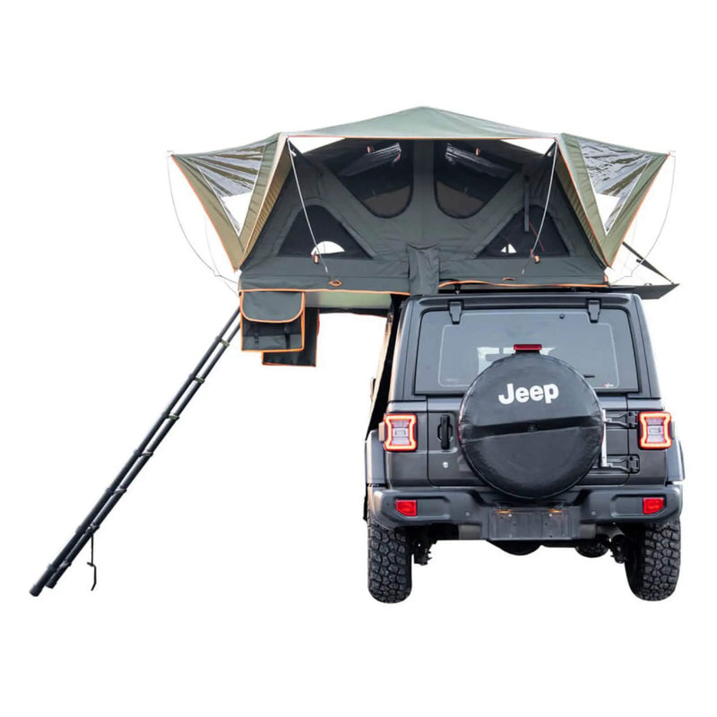 Naturnest Andromeda Green Soft-Shell Rooftop Tent With Large Panoramic Skylight & YKK Doors (SAK50612) by SAKSBY WHOLESALE