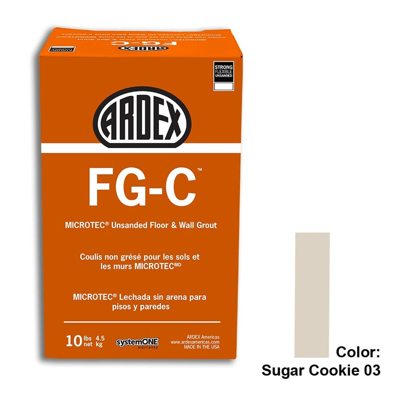Sugar Cookie Tile Setting Materials Fg-C Unsanded Grout Various Tile Setting Materials Various Fg-C Unsanded Grout