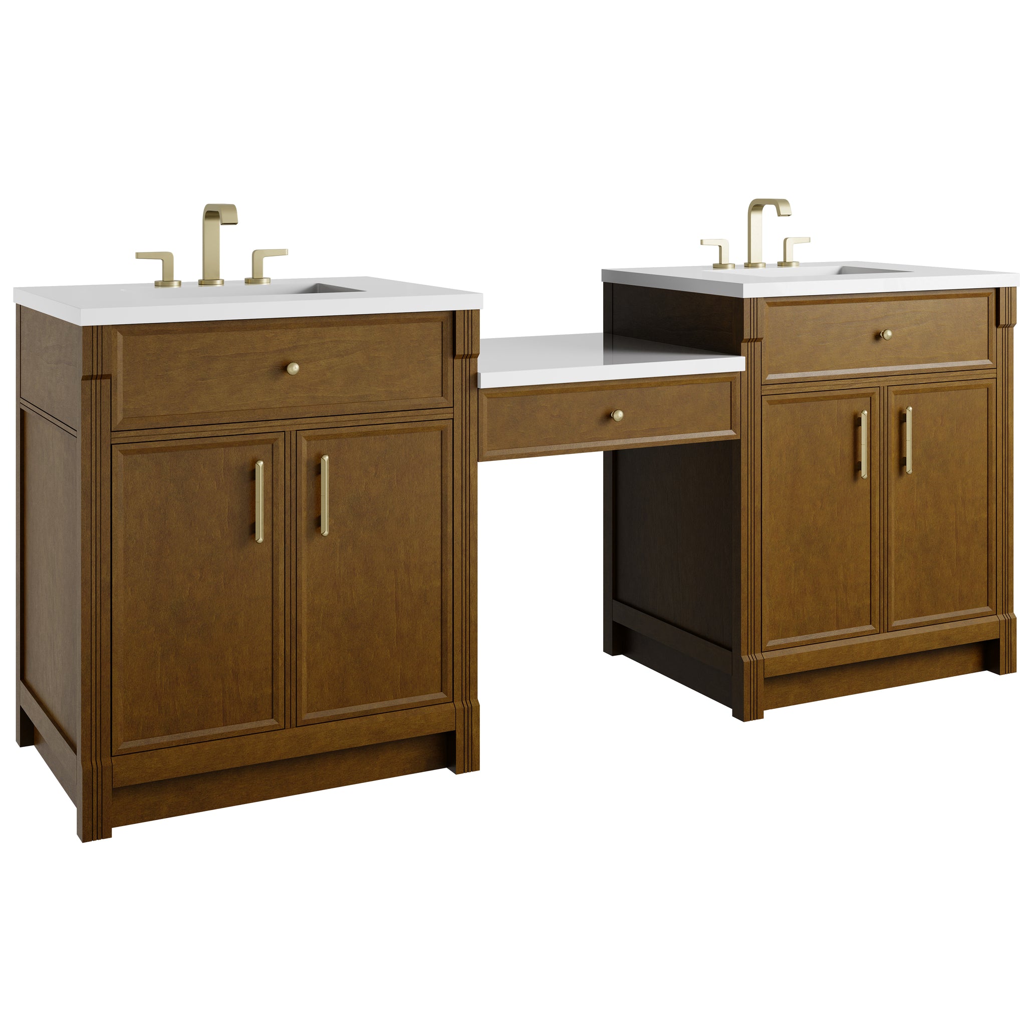 James Martin Bellshire 84" Double Bathroom Vanity, Honey Oak, view 24
