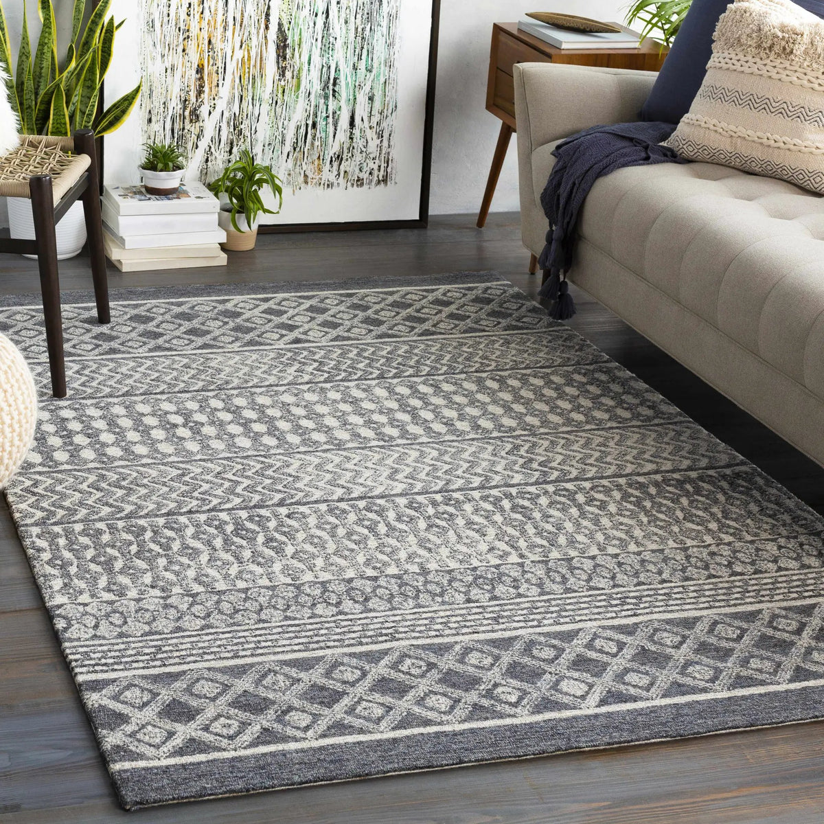 Sullivan Area Rug - Clearance, installed in a room