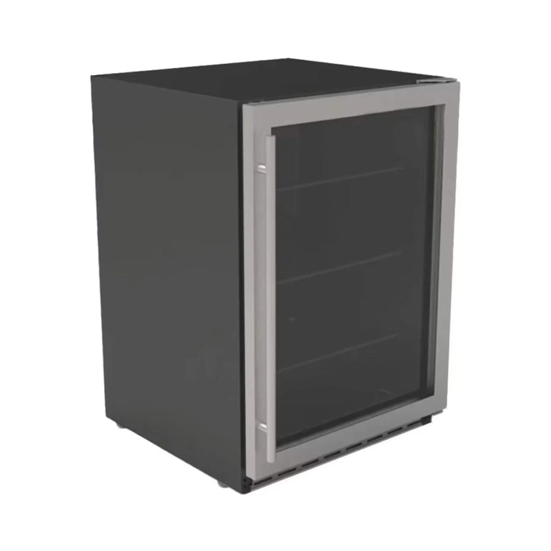 Summerset 24-Inch Outdoor Rated Refrigerator With Glass Door [RFR-24G] (SAK16934) by SAKSBY WHOLESALE