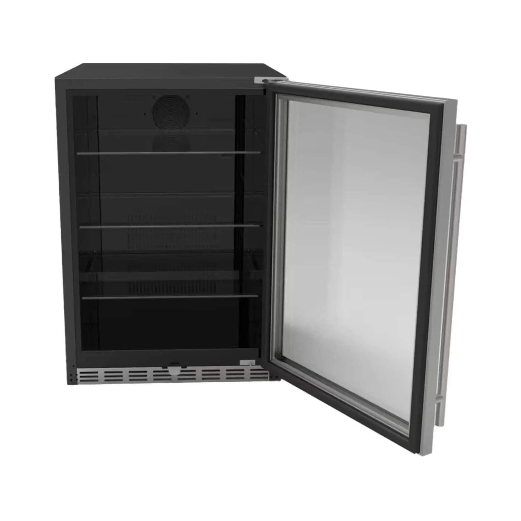 Summerset 24-Inch Outdoor Rated Refrigerator With Glass Door [RFR-24G] (SAK16934) by SAKSBY WHOLESALE