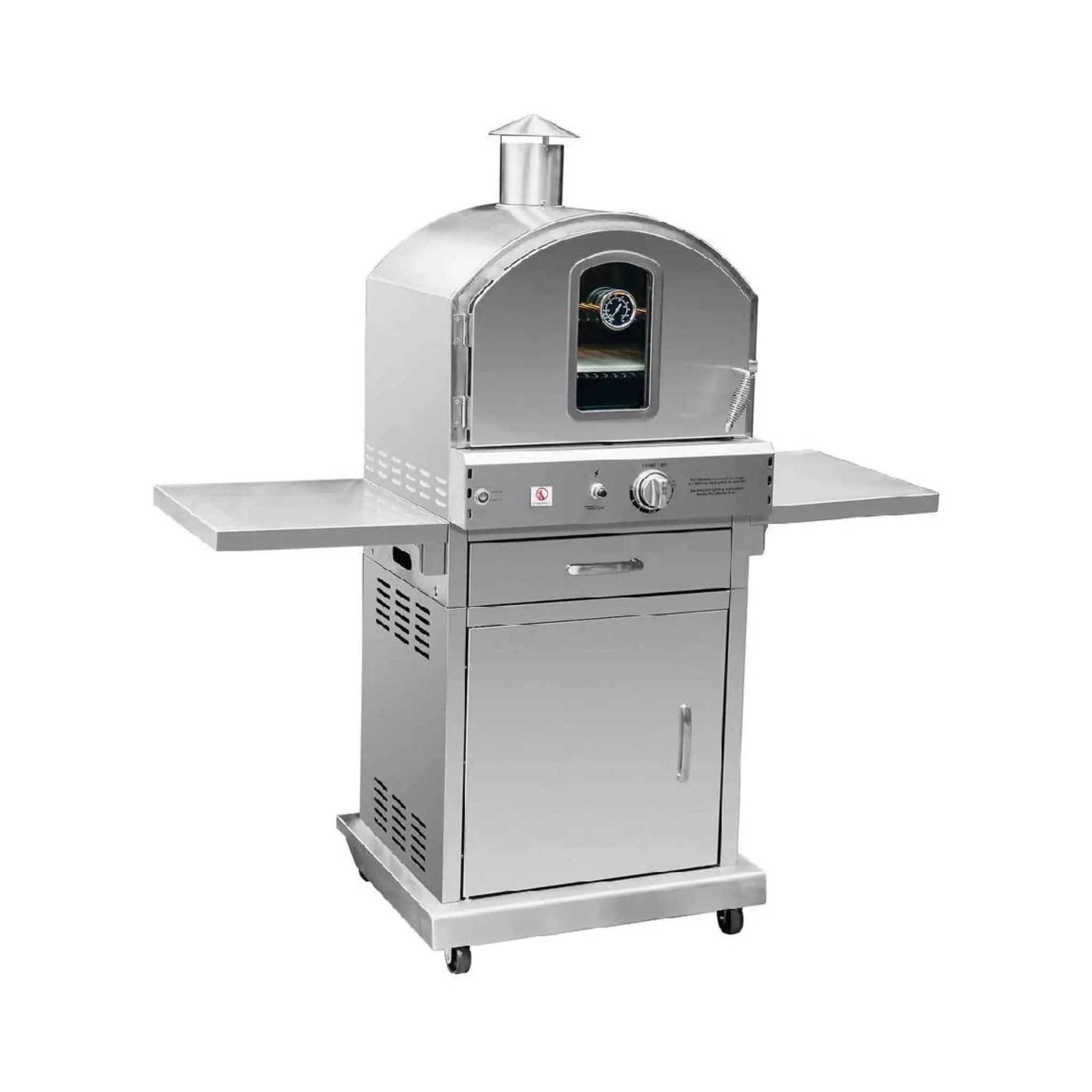 Summerset 60-Inch Outdoor Freestanding Gas Pizza Oven [SS-OVFS-LP/NG] (SAK17543) by SAKSBY WHOLESALE