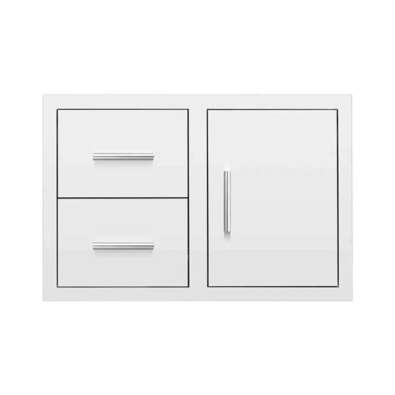 Summerset 33" Flush Mount 2 Soft Closing Drawers And Access Door Combo [DC2-33] (SAK45978) by SAKSBY WHOLESALE