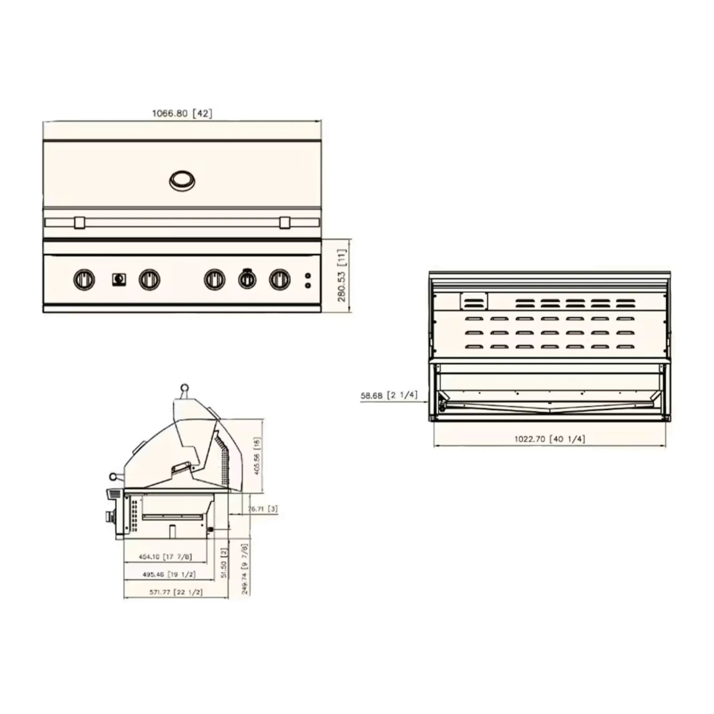 Summerset Quest Grill With Rear Infrared Burner, Rotisserie Kit, & Drop-In Griddle Plate [QST] (SAK51437) by SAKSBY WHOLESALE