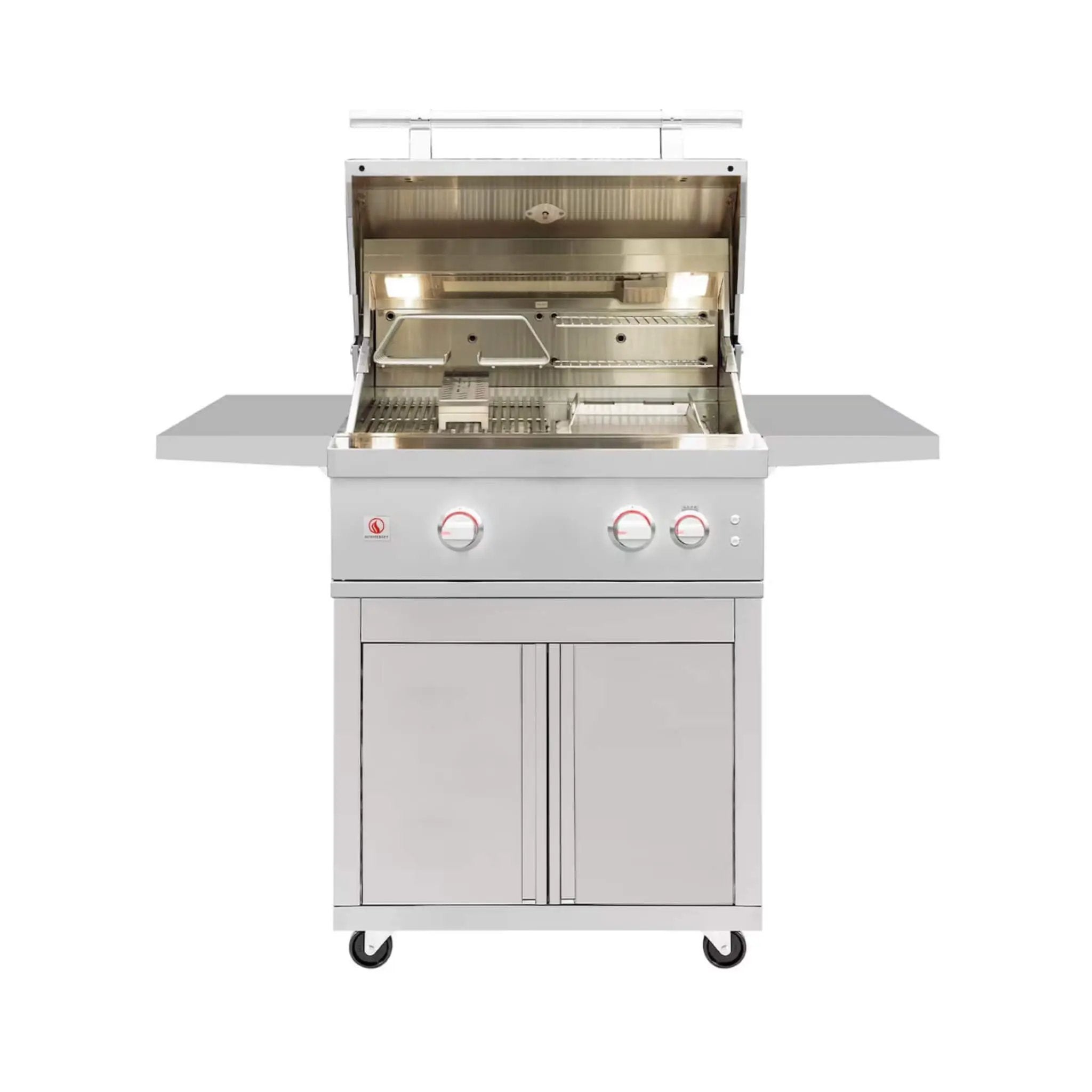 Summerset Quest Grill With Rear Infrared Burner, Rotisserie Kit, & Drop-In Griddle Plate [QST] (SAK51437) by SAKSBY WHOLESALE