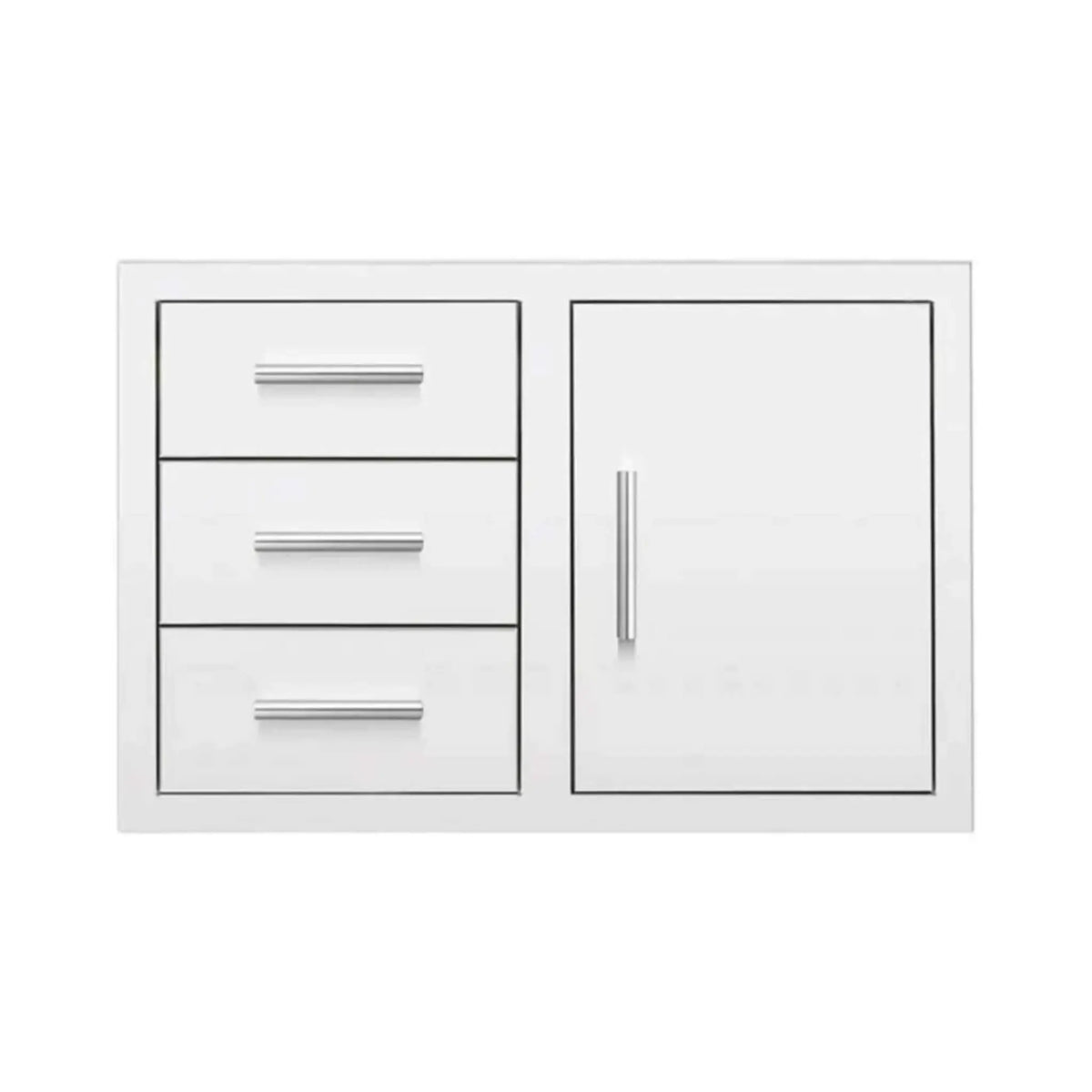 Summerset 33-Inch Stainless Steel Flush Mount Triple Drawer And Access Door Combo [DC3-33] (SAK92847) by SAKSBY WHOLESALE