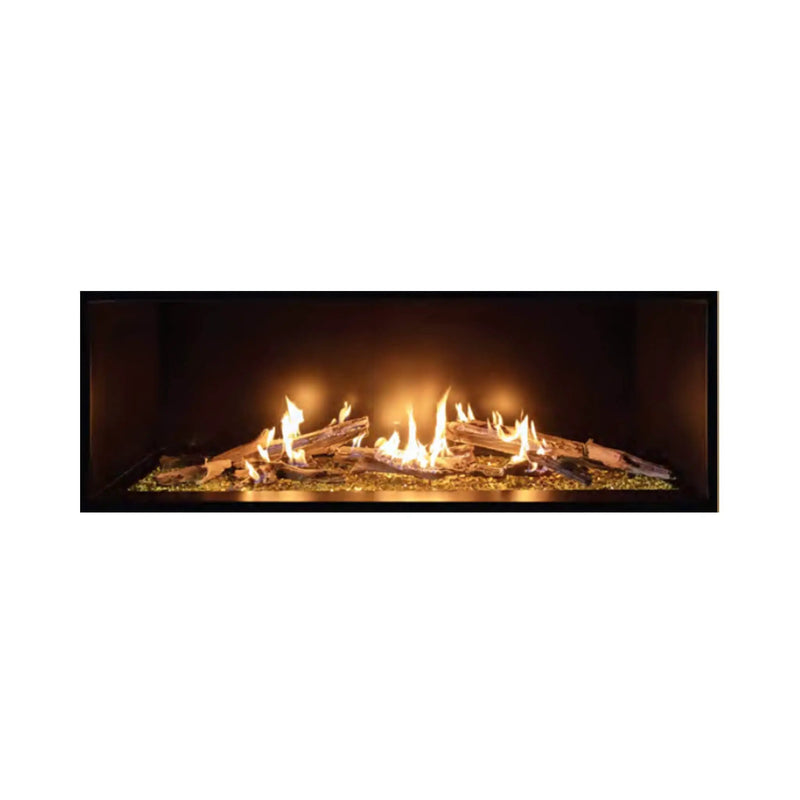 Summit 72-Inch Linear Fireplace With Bedrock [SML-72BR] (SAK92081) by SAKSBY WHOLESALE