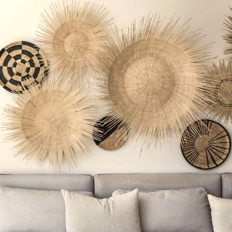 Natural Sunburst Plate Wall Hanging - 19", photo 3 of 5