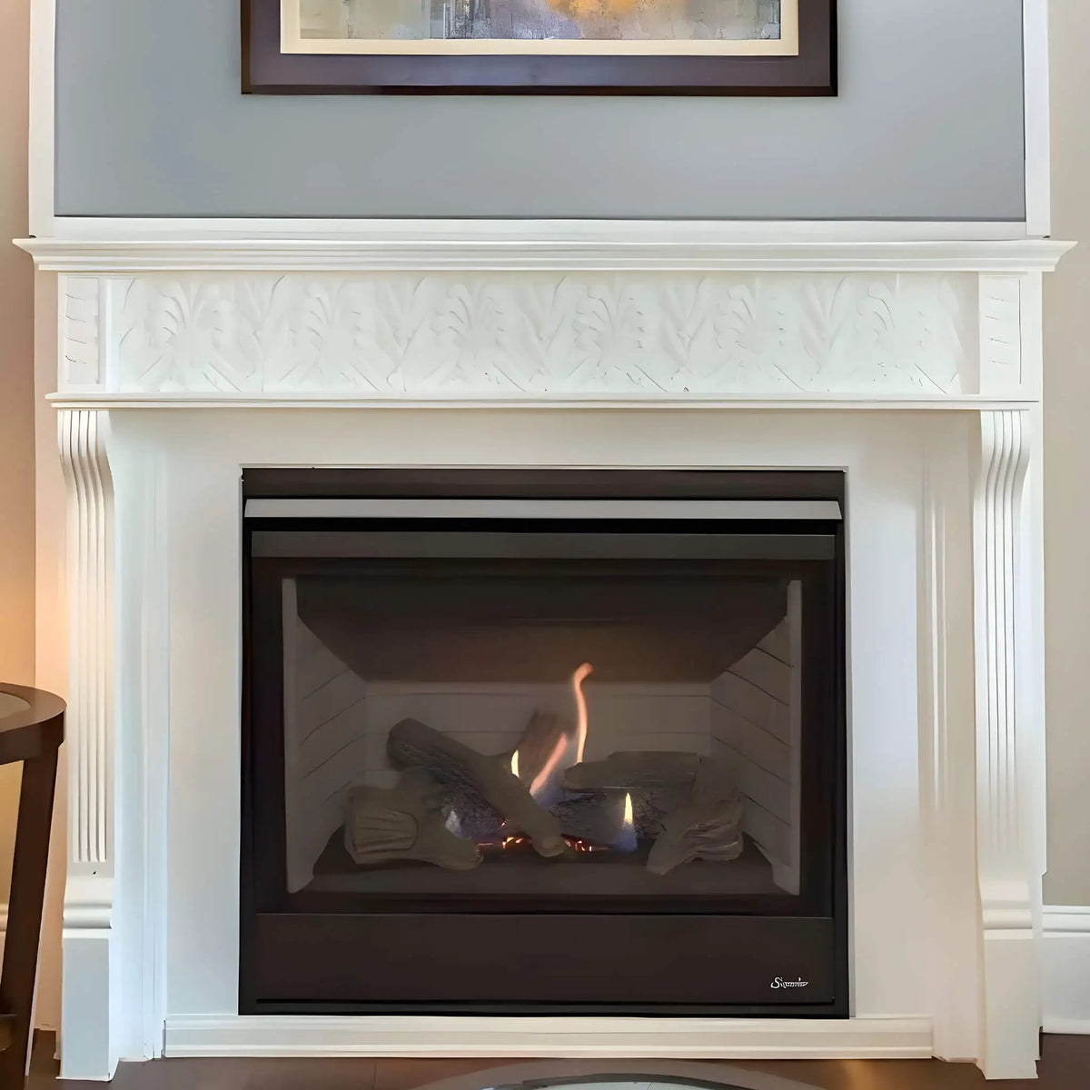 Superior Fireplaces 35-Inch Direct Vent Traditional Natural Gas Fireplace With Battery Backup [DRT2035R/TEP-C] (SAK74902) by SAKSBY WHOLESALE