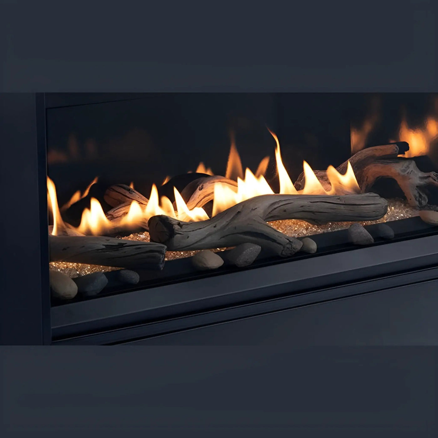 Superior Fireplaces 45-Inch Contemporary Linear Direct Vent Fireplace Wih Blower [DRL3545TEN/P] (SAK49194) by SAKSBY WHOLESALE