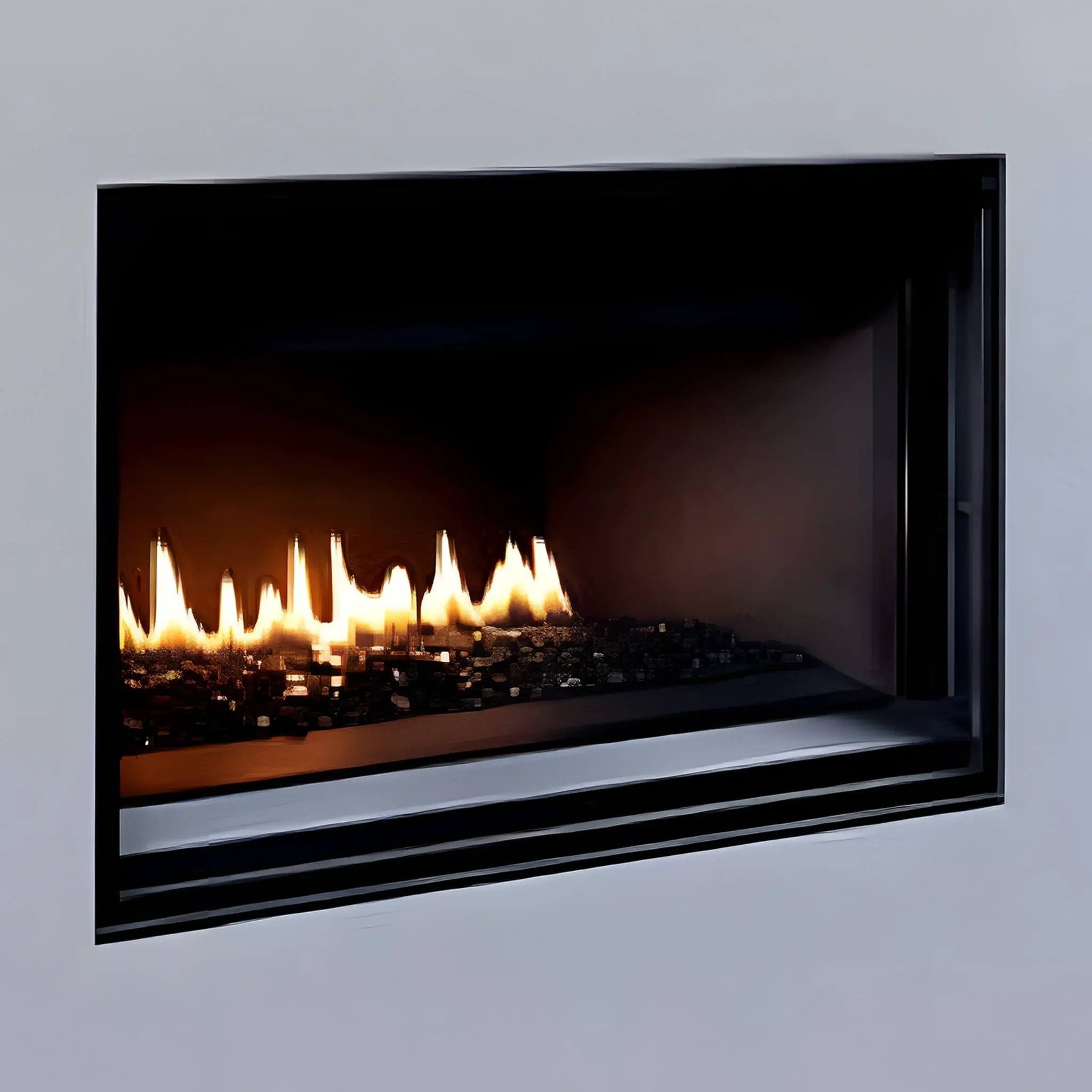 Superior Fireplaces DRL2000 Series 45-Inch Linear Contemporary Direct Vent Natural Gas Fireplace [DRL2045TEN] (SAK44052) by SAKSBY WHOLESALE