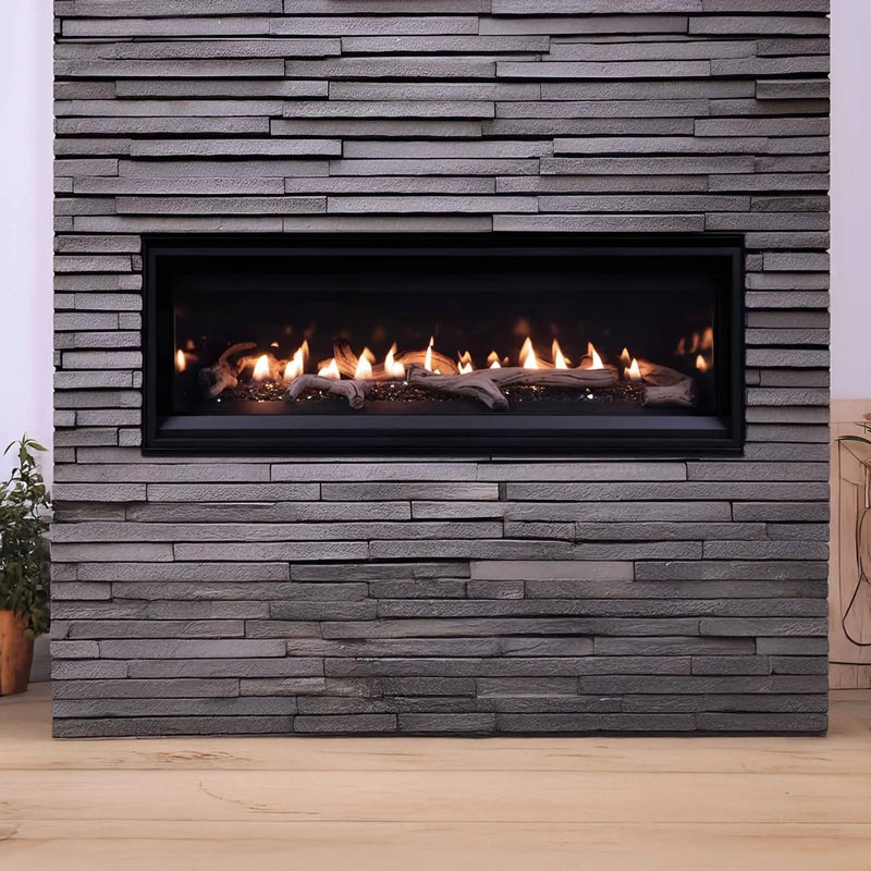 Superior Fireplaces DRL2000 55-Inch Linear Direct Vent Natural Gas Fireplace With Sceen Barrier [DRL2055TEN] (SAK42051) by SAKSBY WHOLESALE