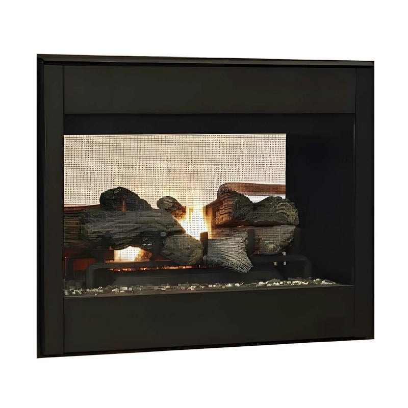 Superior Fireplaces 35-Inch Electronic Ignition Natural Gas Direct Vent See-Through Fireplace [DR35STDEN] (SAK20581) by SAKSBY WHOLESALE