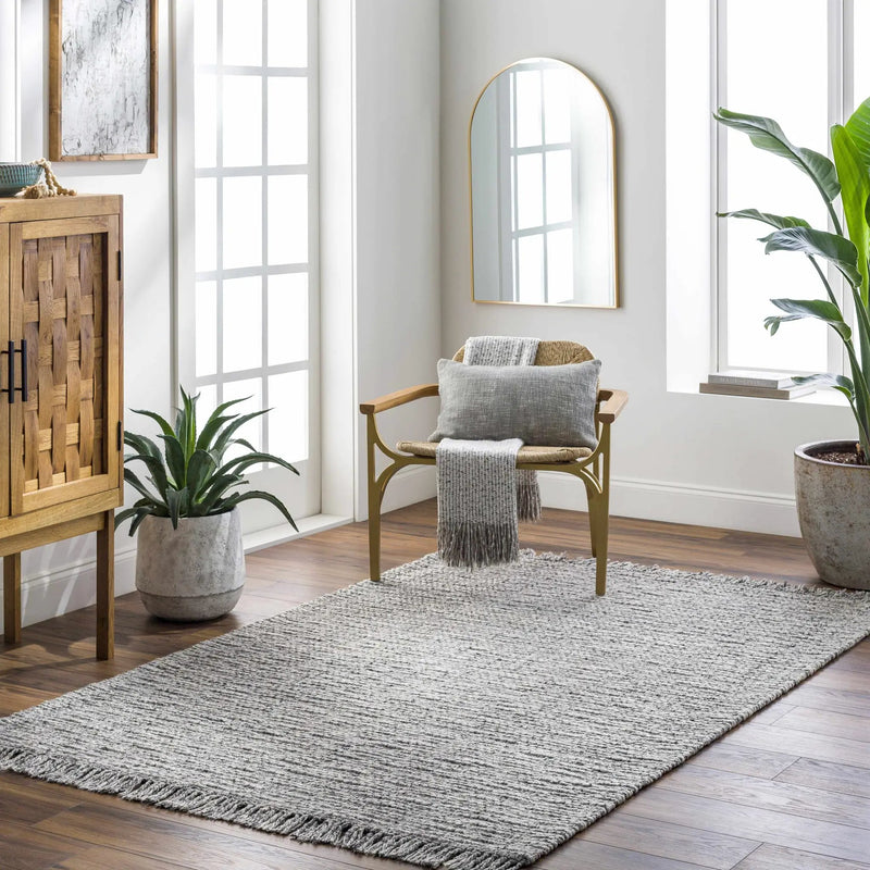 Amiel Gray Hand Woven Area Rug - Clearance by Boutique Rugs