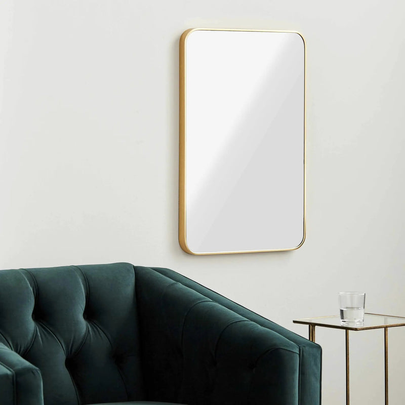 Sustinente Gold Carved Mirror by Boutique Rugs