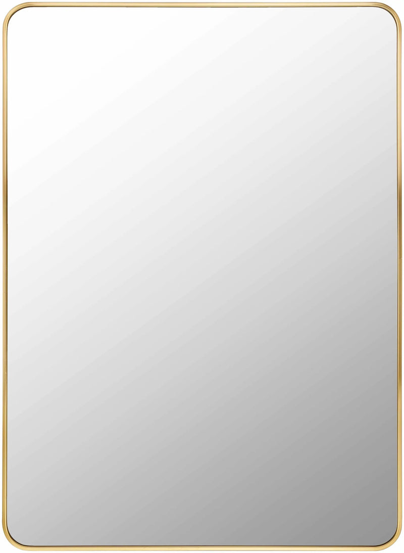 Sustinente Gold Carved Mirror by Boutique Rugs