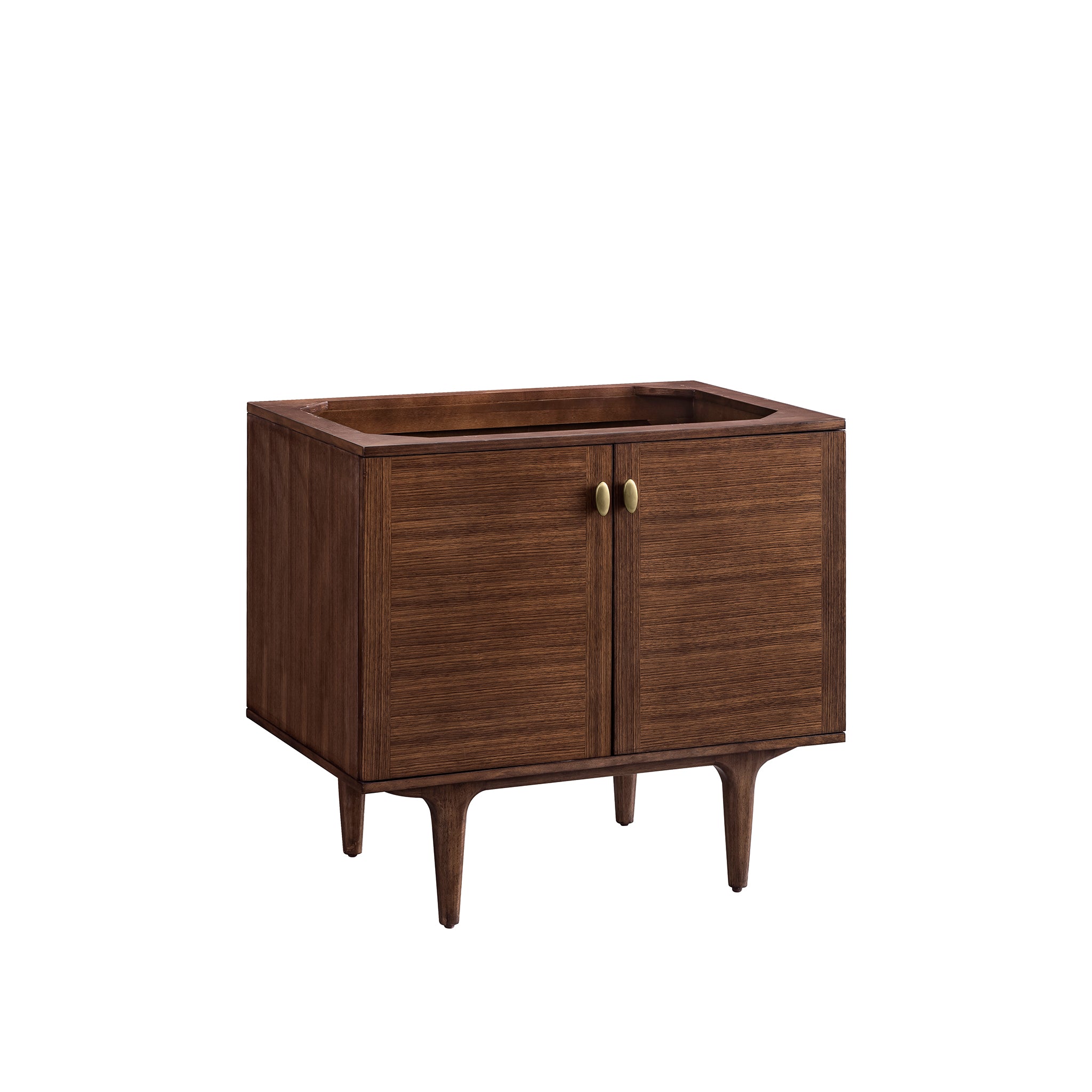 James Martin Amberly 36" Dual Mount Single Bathroom Vanity, Mid-Century Walnut, view 14