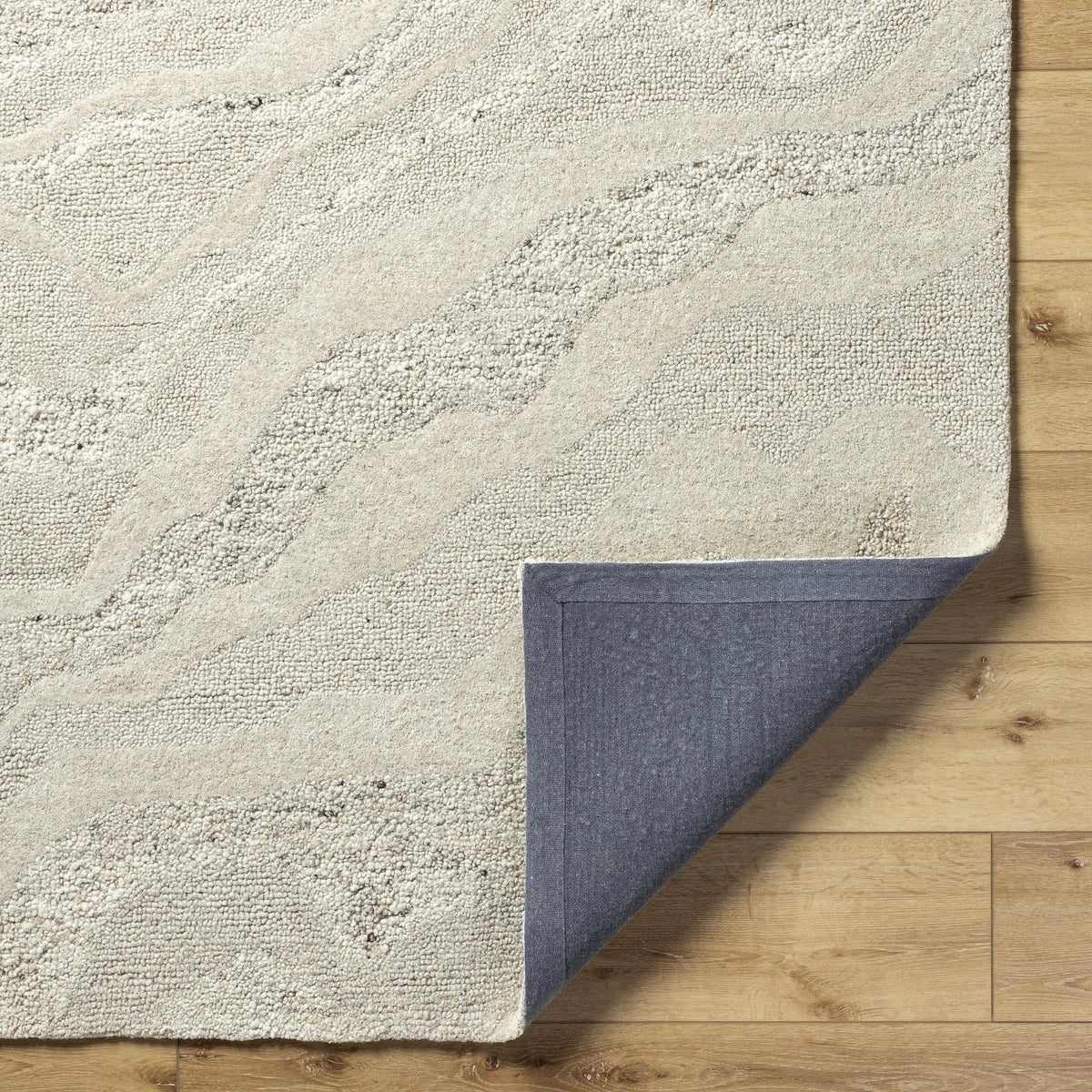 Siani Cream Wool Area Rug, photo 5 of 8